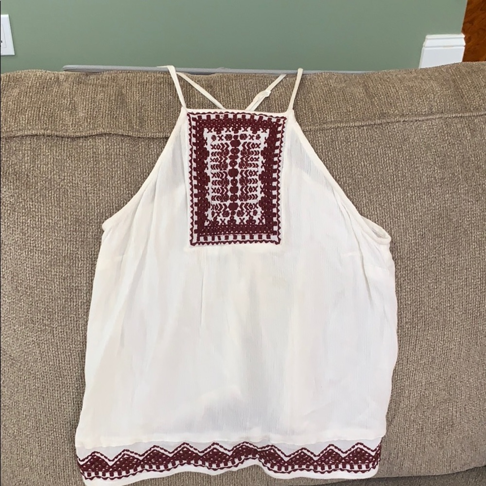 Garage halter tank top